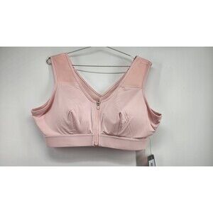 CopperLife Womens 3XL Pink Airknit Shoulder Support Bra NWT